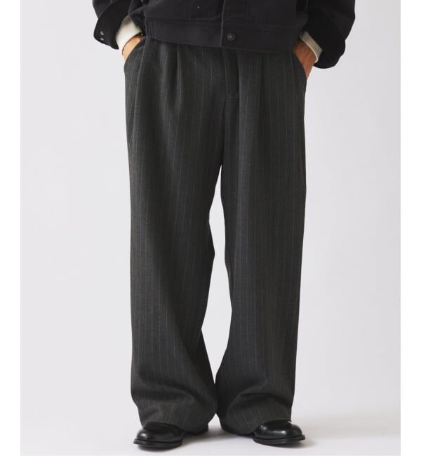 JOURNAL STANDARD relume「ヒールカット ルーズ ストライプ スラックス」|スラックス|
