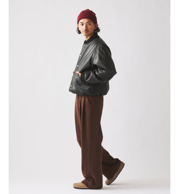 JOURNAL STANDARD relume「ヒールカット ルーズ ストライプ スラックス」|スラックス|