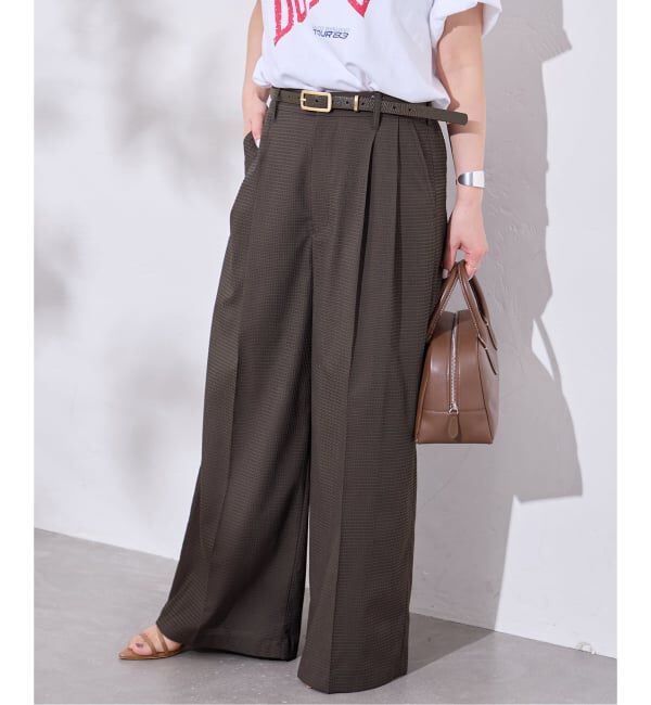 JOURNAL STANDARD「ドットエアーサッカーワイドパンツ」|その他|