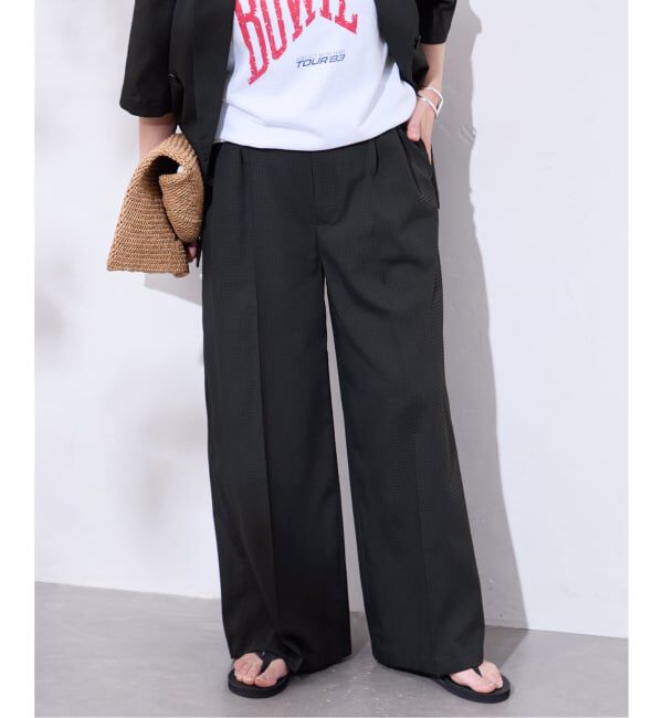 JOURNAL STANDARD「ドットエアーサッカーワイドパンツ」|その他|