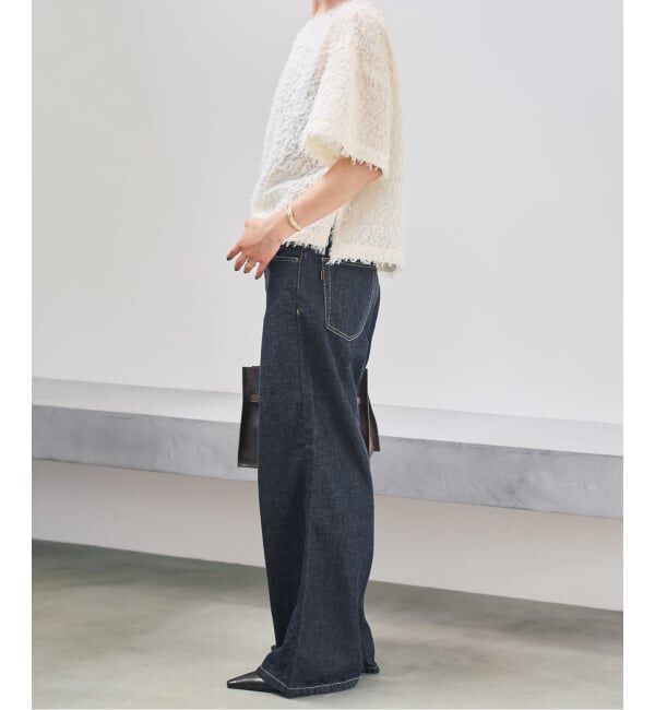 Spick and Span「《予約》5 1/2 DEEP RISELOOSE DENIM」|デニム|