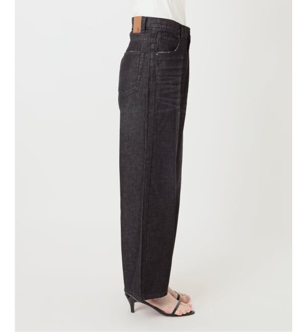 Spick and Span「《予約》5 1/2 DEEP RISELOOSE DENIM」|デニム|