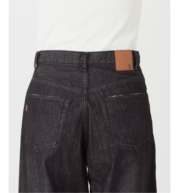 Spick and Span「《予約》5 1/2 DEEP RISELOOSE DENIM」|デニム|
