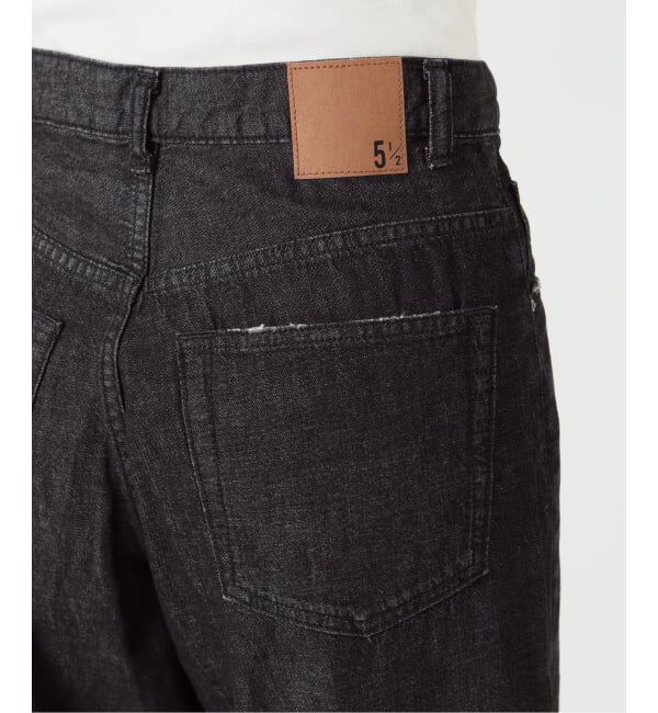 Spick and Span「《予約》5 1/2 DEEP RISELOOSE DENIM」|デニム|