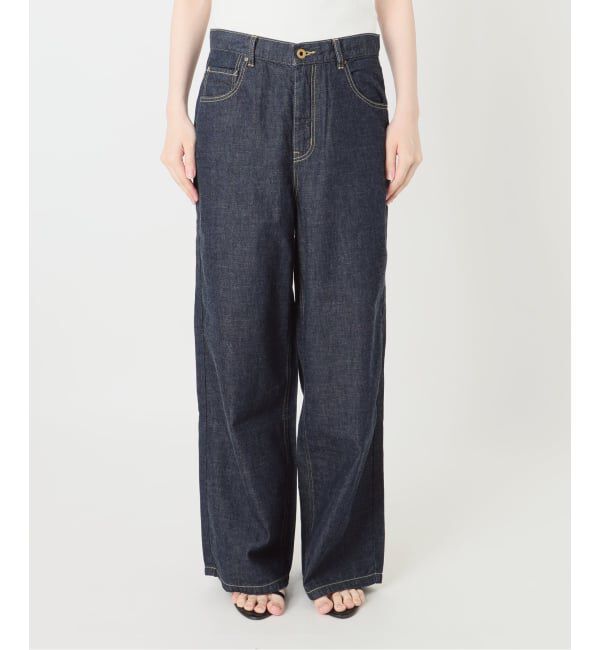 Spick and Span「《予約》5 1/2 DEEP RISELOOSE DENIM」|デニム|