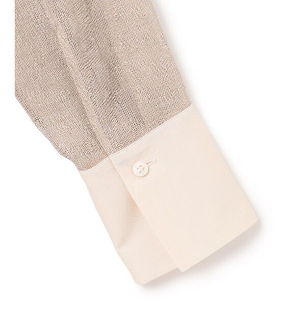 BEIGE,「MATHIEU / バンドカラーシャツ」|シャツ・ブラウス|