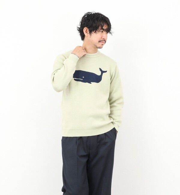 NOLLEY'S goodman「クジラWJQ ダブルジャカードニット 25AW」|ニット・セーター|