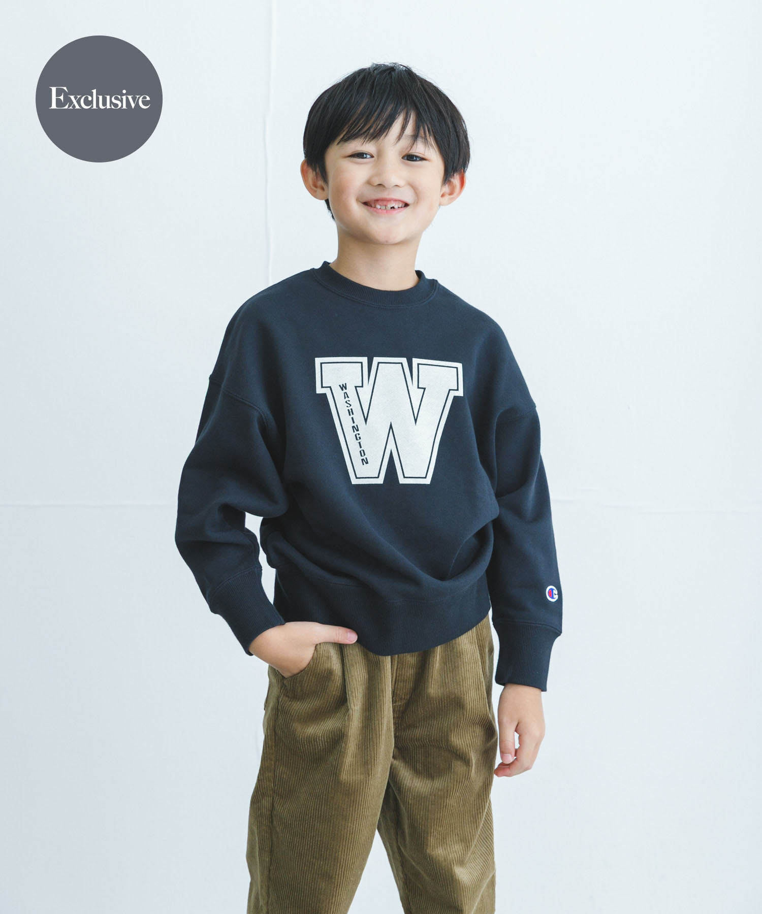 URBAN RESEARCH DOORS「『別注』Champion&times;DOORS　ロゴスウェット(KIDS)」|その他|スミクロ