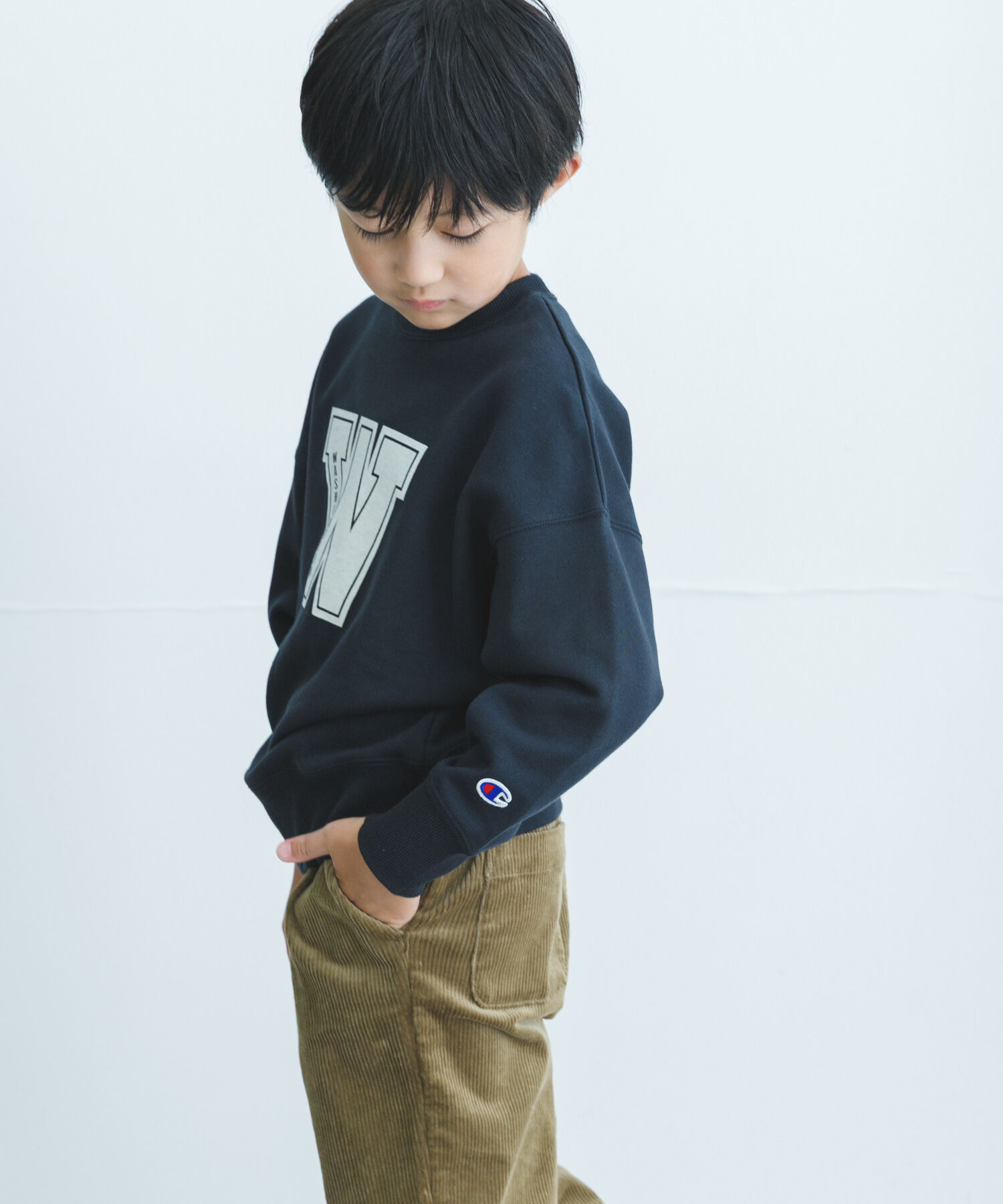 URBAN RESEARCH DOORS「『別注』Champion&times;DOORS　ロゴスウェット(KIDS)」|その他|