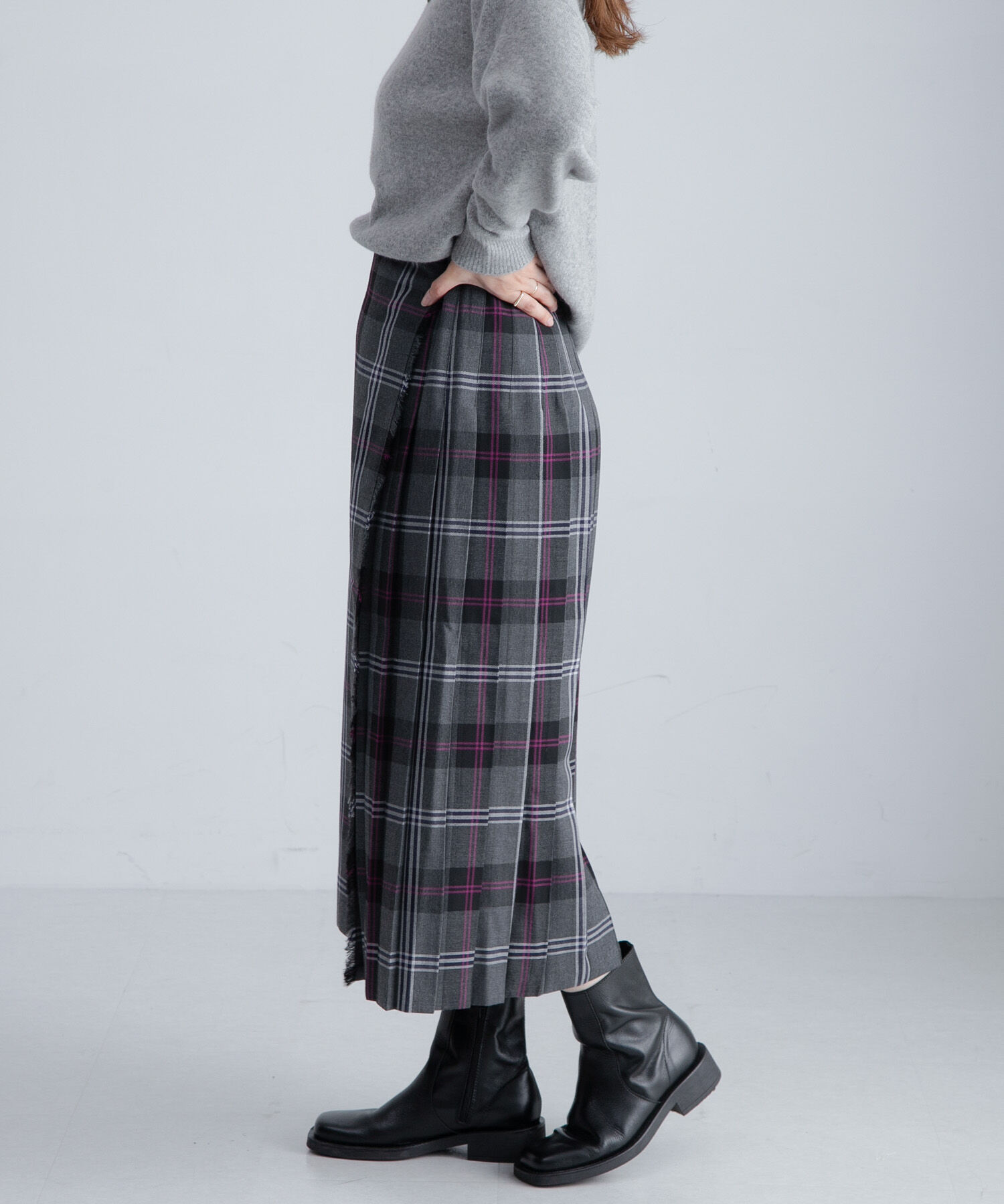 Sonny Label 「『別注』GLEN FYNE&times;Sonny Label　チェックキルトスカート」|スカート|