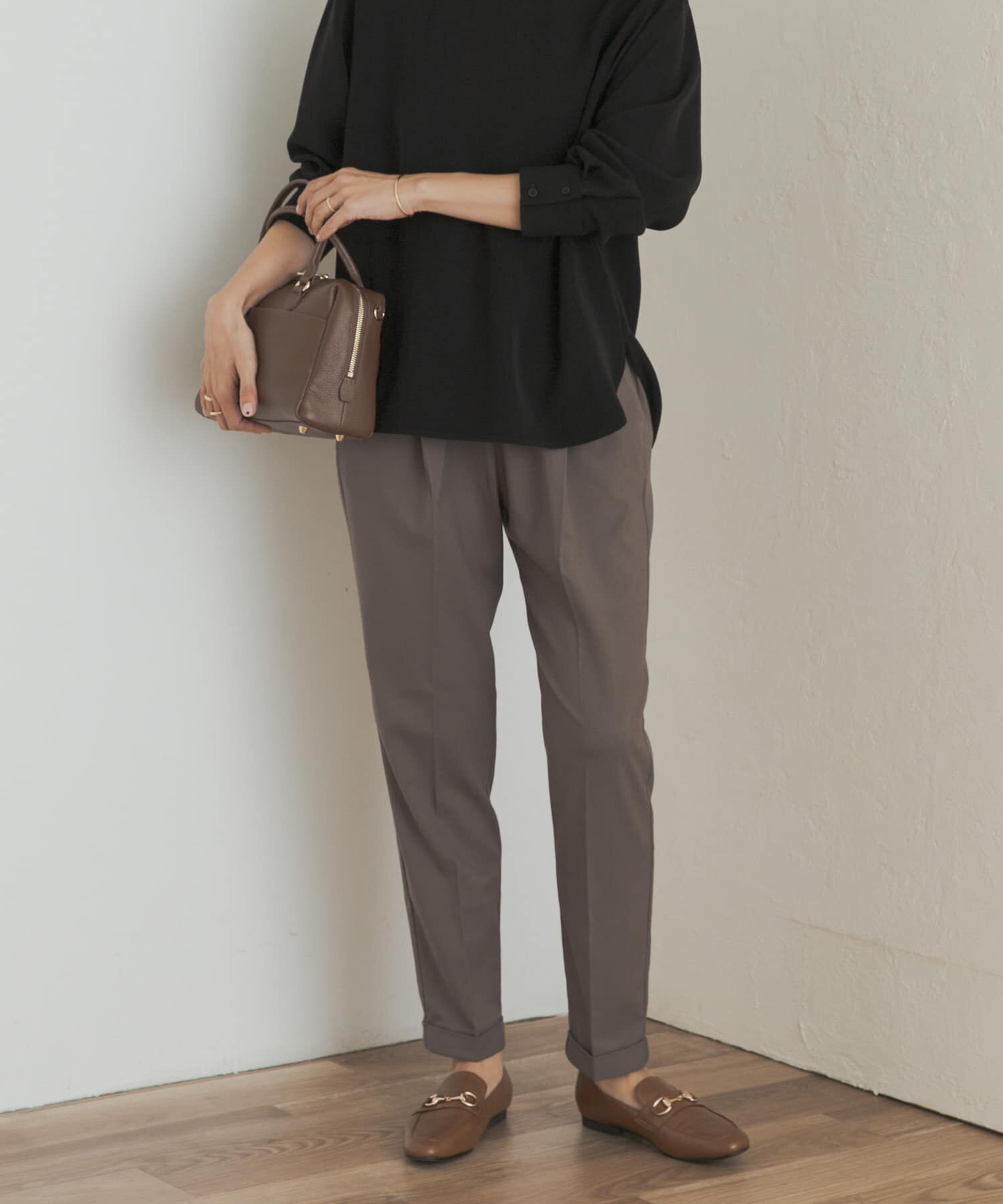 URBAN RESEARCH DOORS「ツイルストレッチテーパードイージーパンツ」|その他|