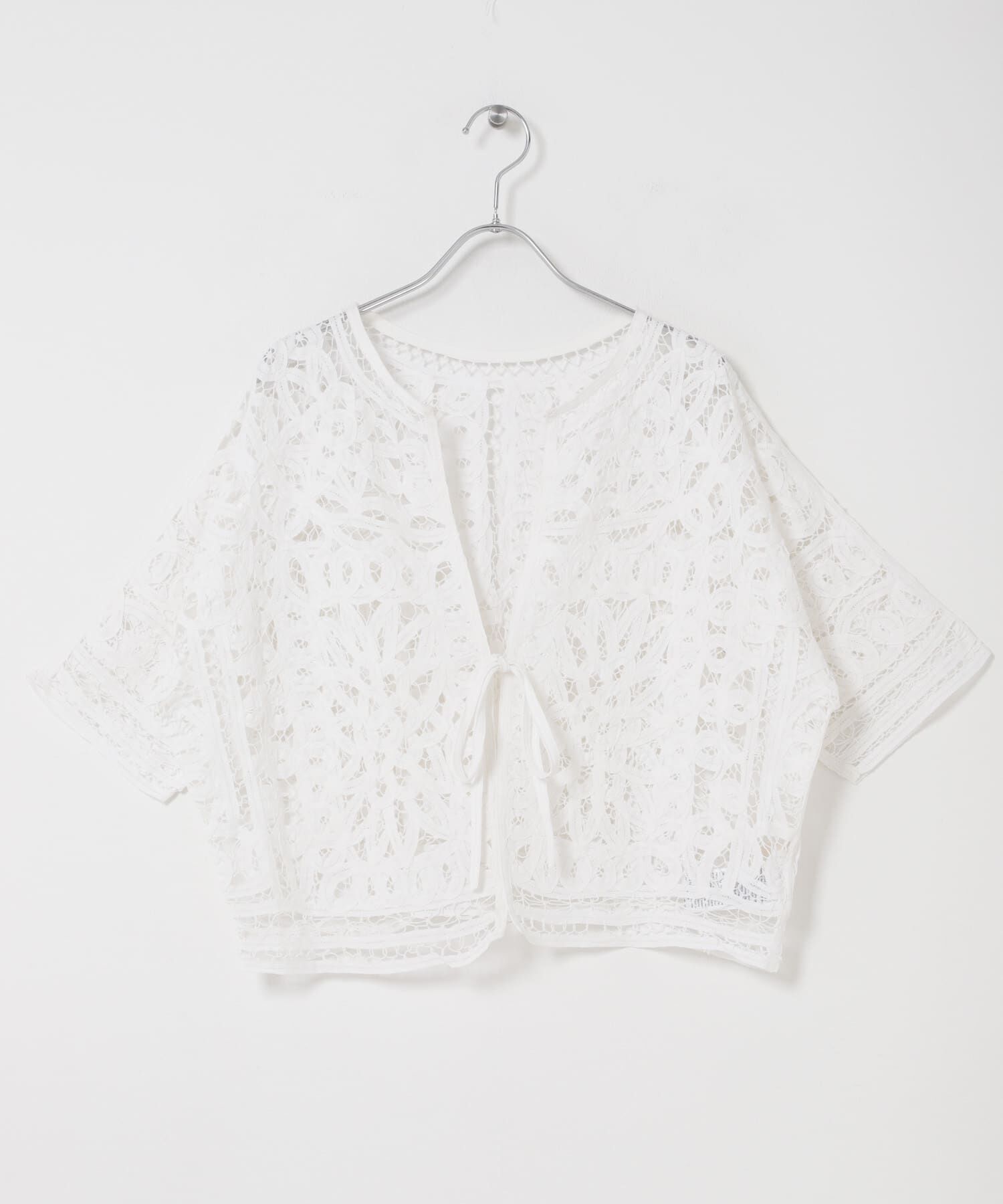 URBAN RESEARCH DOORS「Batten Lace Cotton Blouse」|シャツ・ブラウス|