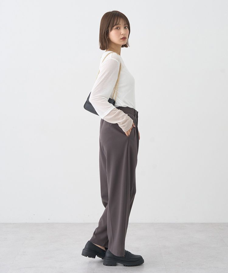 earth music&ecology「レイヤードシアープルオーバー」|Tシャツ・カットソー|