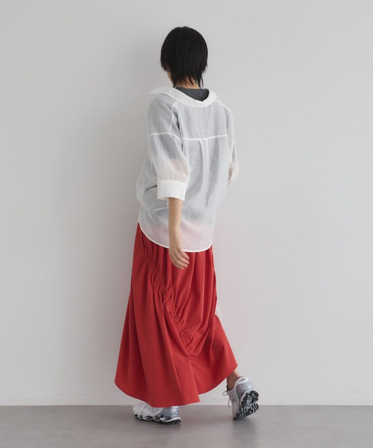 GARAGE OF GOOD CLOTHING「アシメギャザーロングスカート」|スカート|