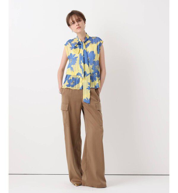 allureville「◇WEB ルミネ別注 シアーヨウリュウブラウス」|シャツ・ブラウス|