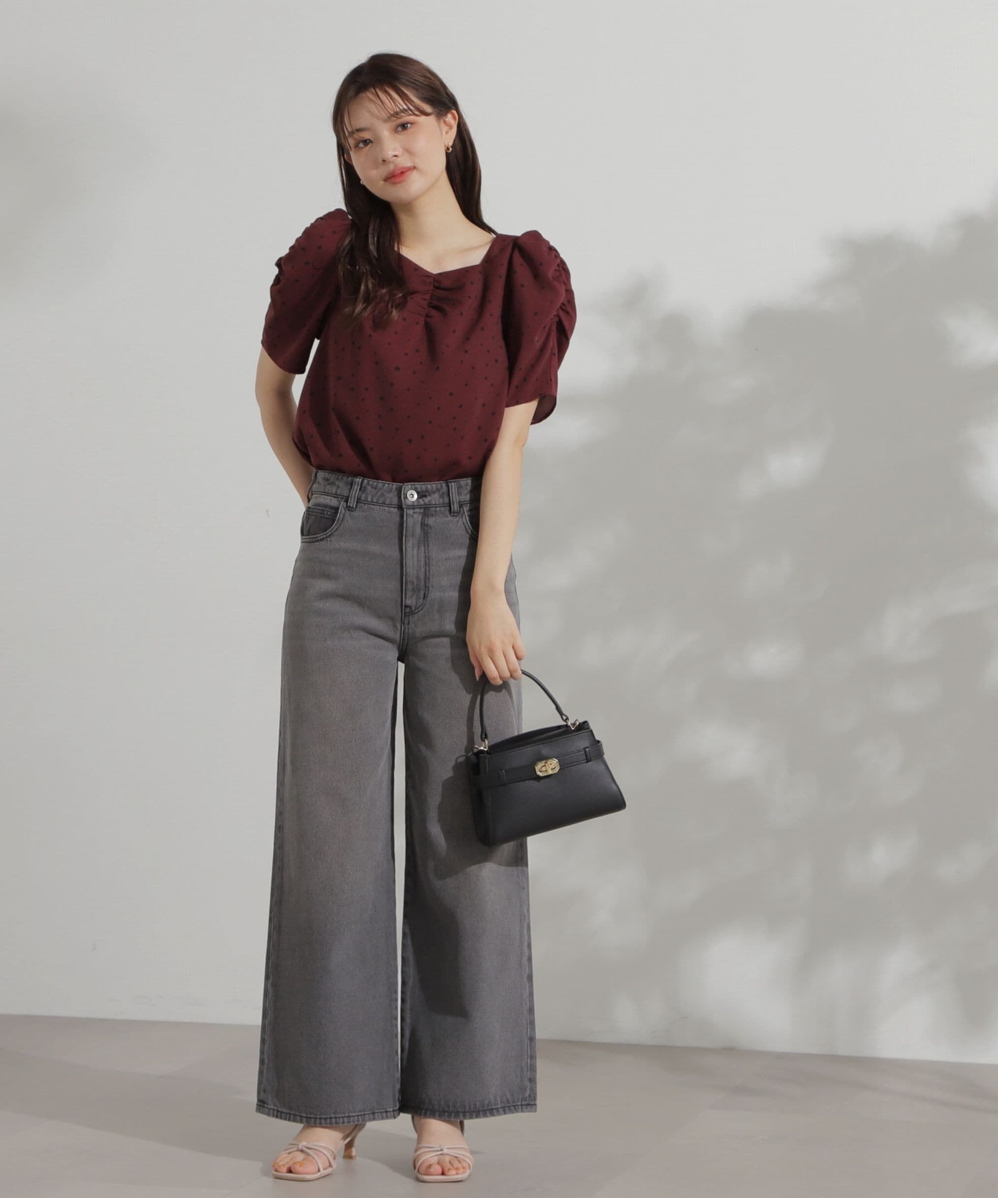PROPORTION BODY DRESSING「ハートドットブラウス」|シャツ・ブラウス|