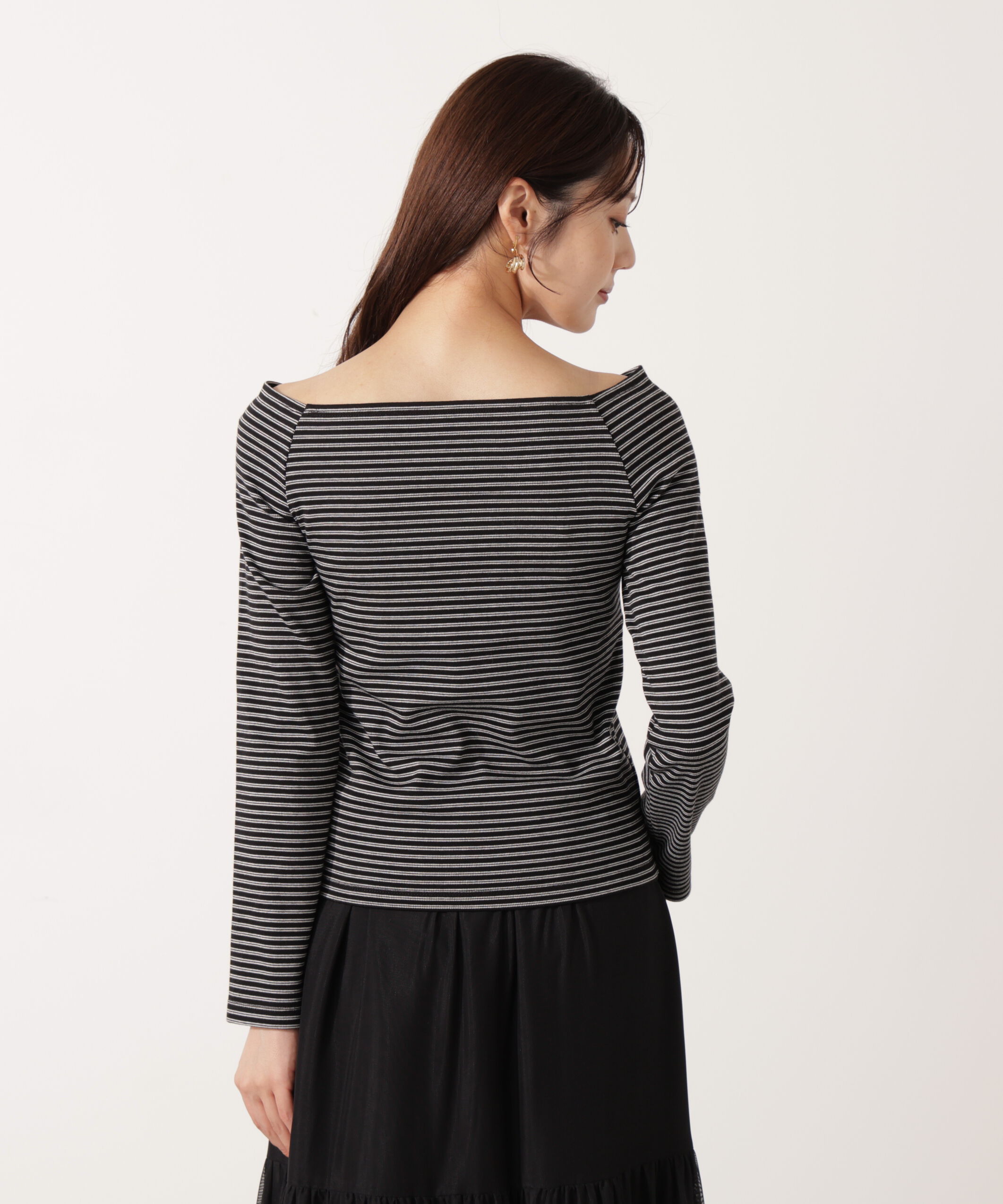 PROPORTION BODY DRESSING「＜ハンドウォッシャブル＞オフショルカットソー」|Tシャツ・カットソー|
