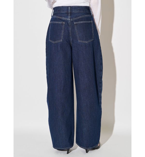 ELENDEEK「PANEL TUK DENIM WIDE PT」|デニム|