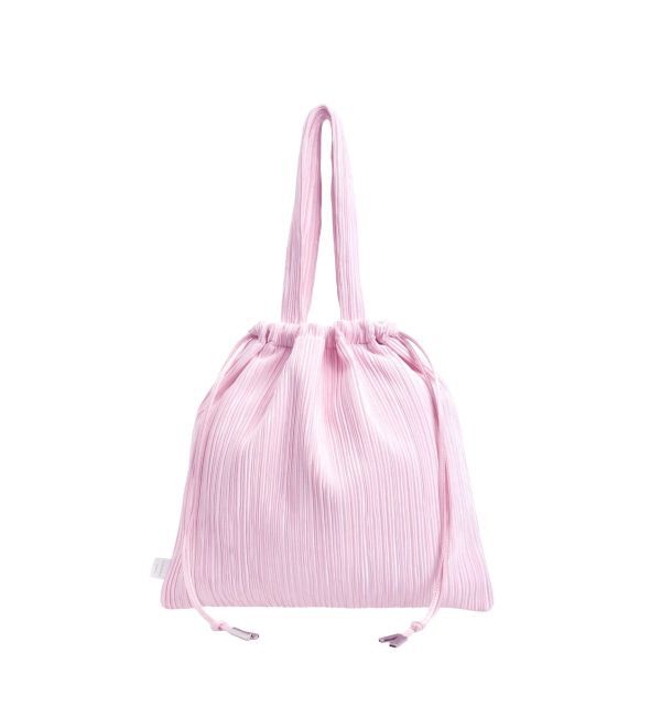 ELENDEEK「PLEATS TOTEBAG」|トートバッグ|ピンク