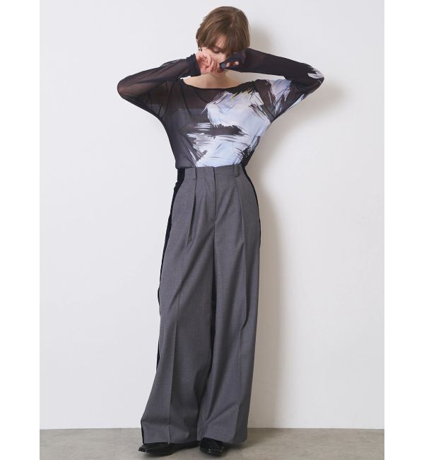 ELENDEEK「BLURRED SHAGGY SKIN CS」|Tシャツ・カットソー|
