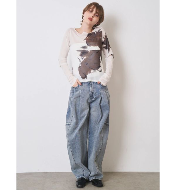 ELENDEEK「BLURRED SHAGGY SKIN CS」|Tシャツ・カットソー|