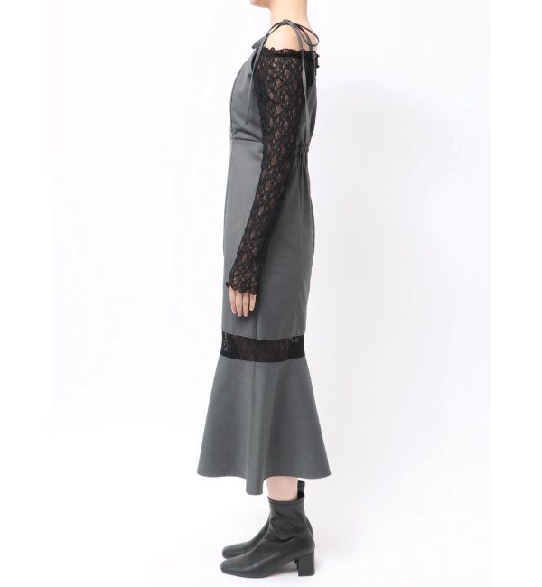 MERCURYDUO「レースパネル切替ワンピース」|ワンピース|