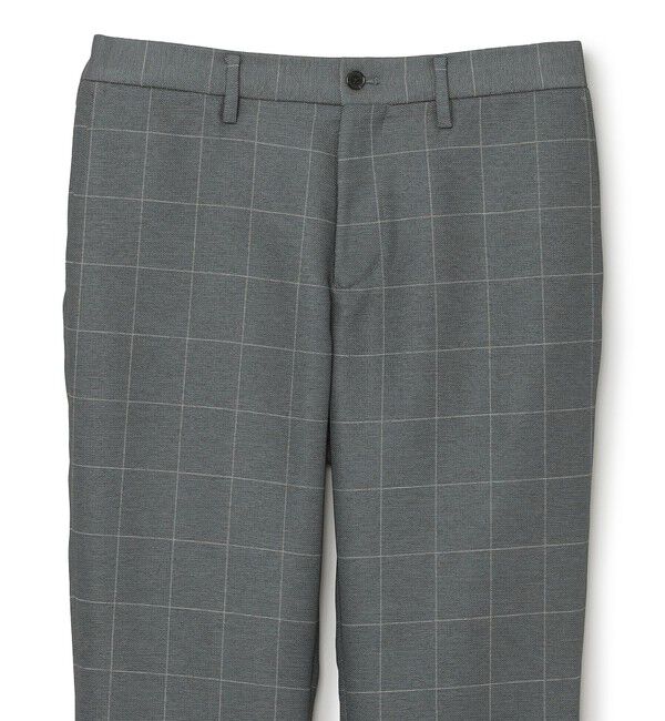 MACKINTOSH PHILOSOPHY「テーラードジャージーパンツ カラミウィンドウペーン」|スラックス|