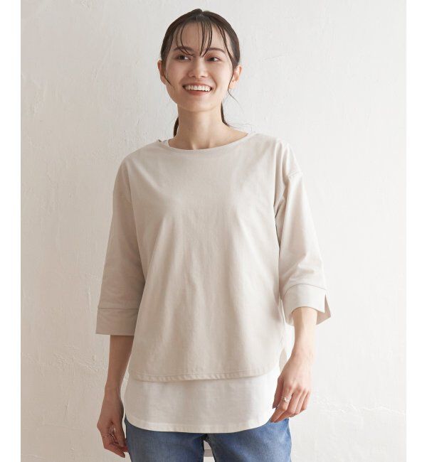 ikka「梨地ジョーゼットプルオーバー」|その他|