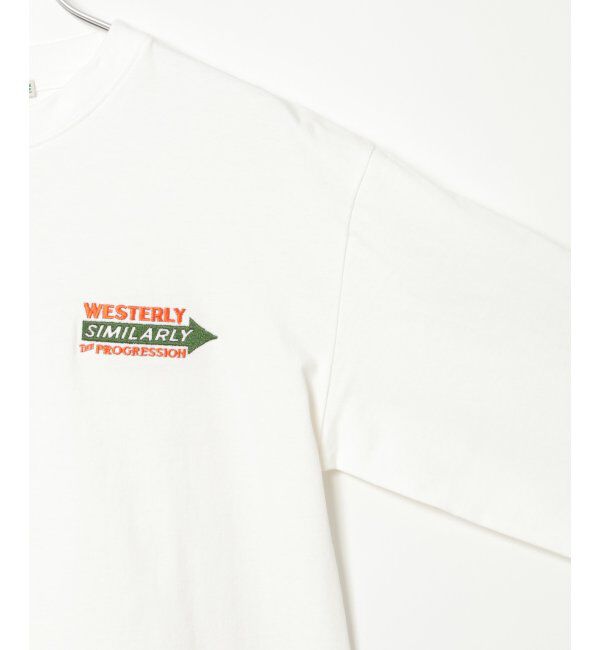 VENCE share style「袖フラワープリントロンT」|Tシャツ・カットソー|