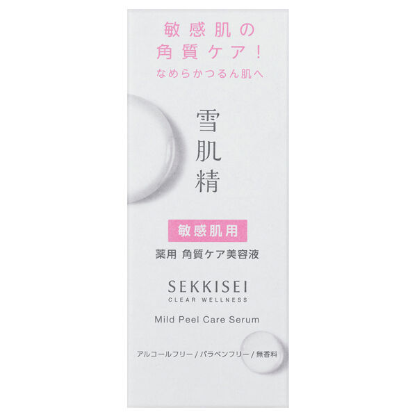  「雪肌精 クリアウェルネス マイルドピールケア セラム 無香料 (30mL)」|美容液・オイル・クリーム|
