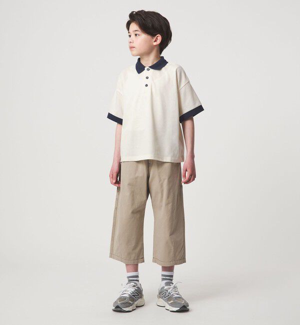 UNITED ARROWS green label relaxing「バイカラー カノコポロシャツ / キッズ  100cm-160cm」|ポロシャツ|