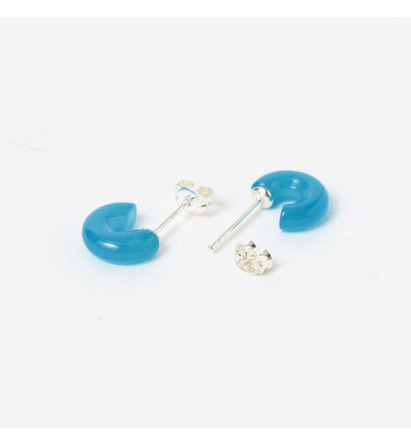 Ray BEAMS 「シルバー カルセドニー ピアス」|ピアス|