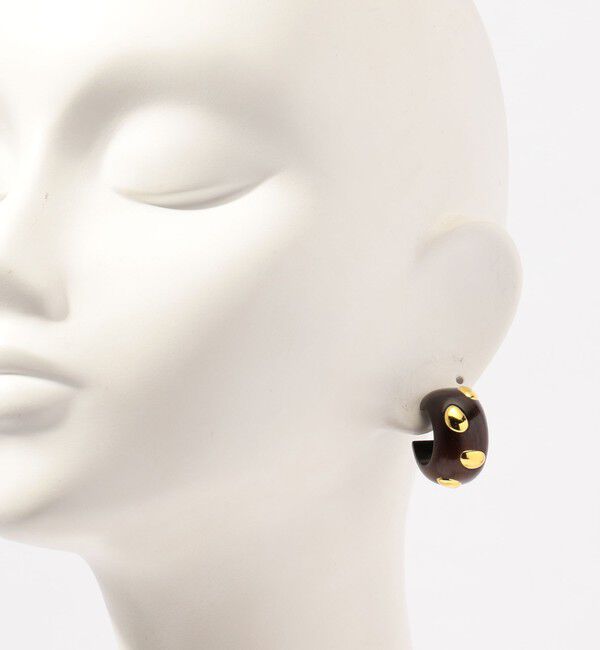 TOMORROWLAND GOODS「LIZZIE FORTUNATO CACIA ウッドピアス」|ピアス|