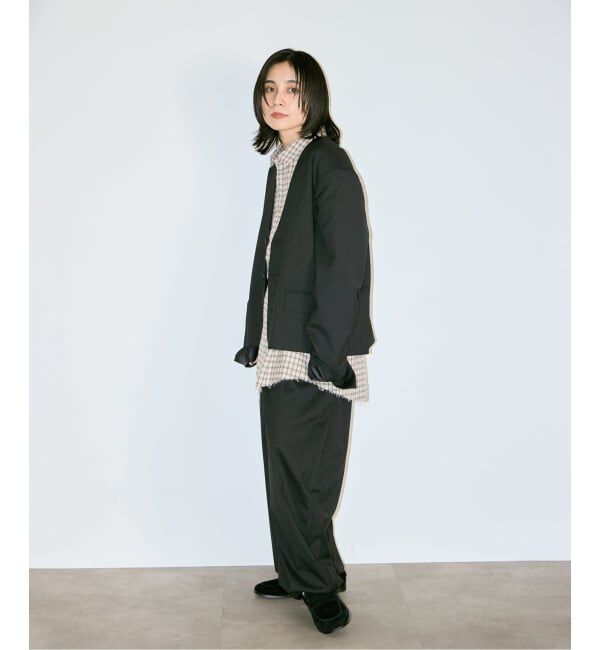  「SHORT NO COLLAR ジャケット」|その他|