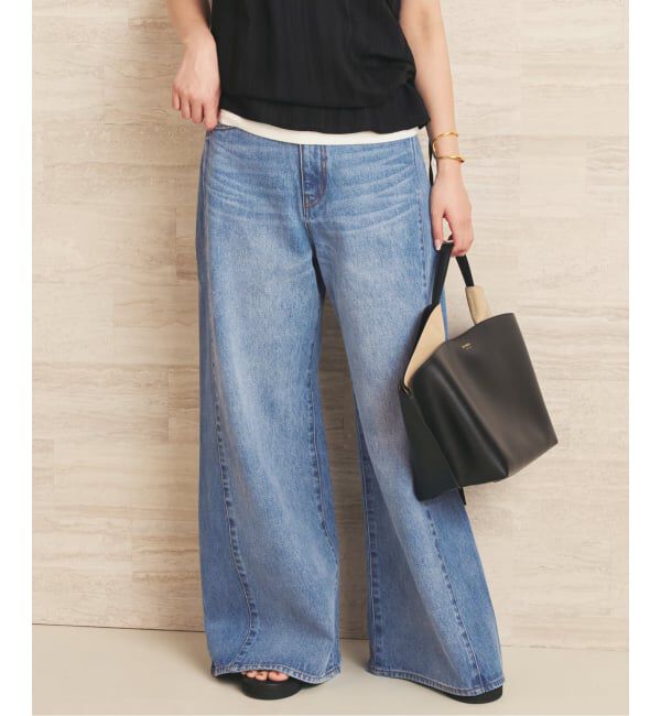 Plage「《追加》REMAKE WIDE DENIM パンツ」|デニム|
