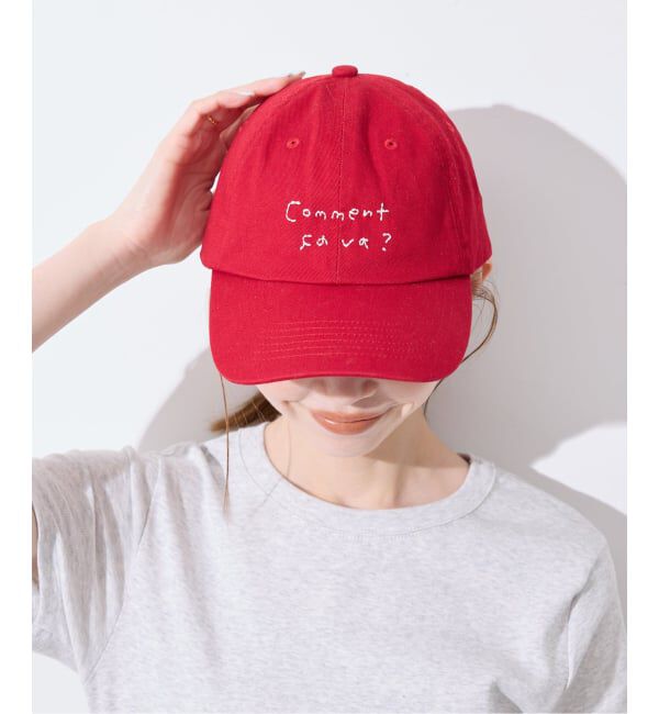 SLOBE IENA「Lundi SLOBE別注 ロゴCAP」|キャップ・キャスケット|