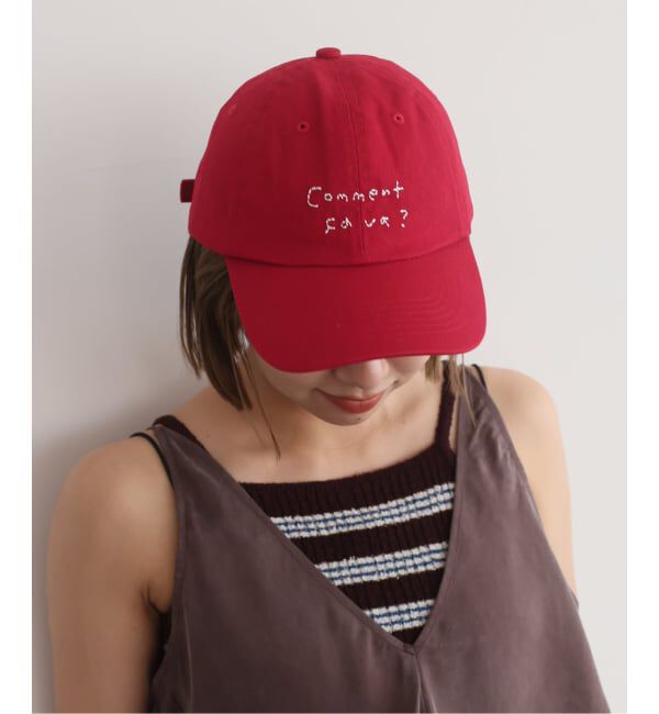 SLOBE IENA「Lundi SLOBE別注 ロゴCAP」|キャップ・キャスケット|
