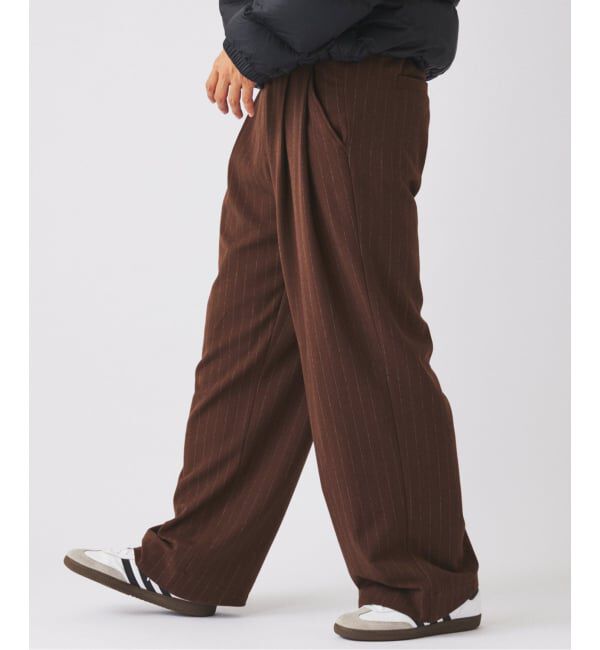 JOURNAL STANDARD relume「ヒールカット ルーズ ストライプ スラックス」|スラックス|