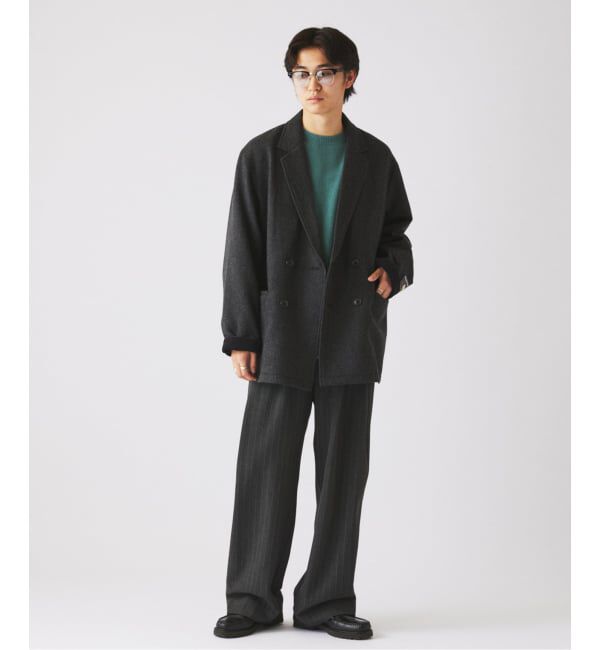 JOURNAL STANDARD relume「ヒールカット ルーズ ストライプ スラックス」|スラックス|