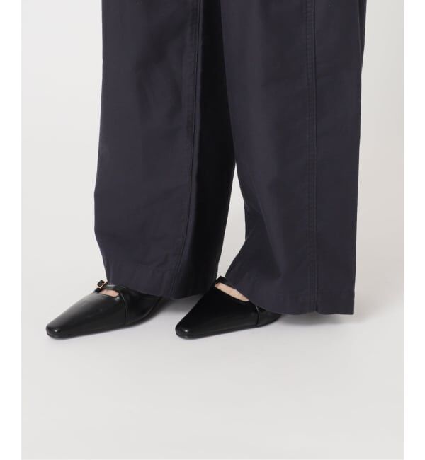 U by SPICK&SPAN「《予約》バレルレッグルーズベイカーパンツ」|カーゴ|