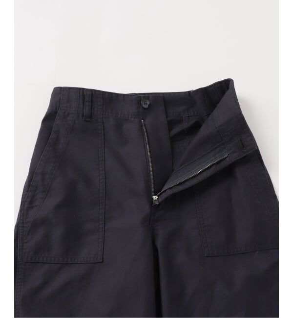 U by SPICK&SPAN「《予約》バレルレッグルーズベイカーパンツ」|カーゴ|
