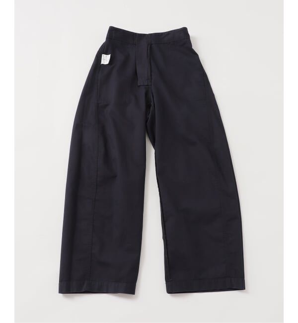 U by SPICK&SPAN「《予約》バレルレッグルーズベイカーパンツ」|カーゴ|