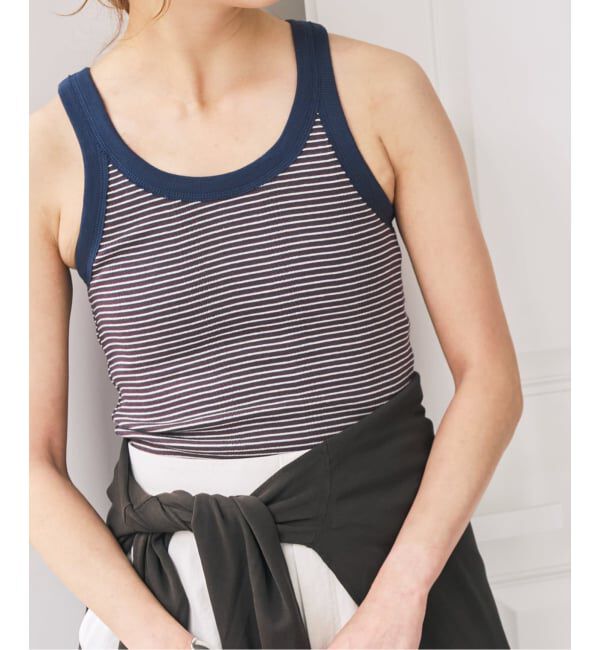 Spick and Span「Robert P.miller / ロベルトピーミラー Prib Cup US tank」|Tシャツ・カットソー|ブラウン