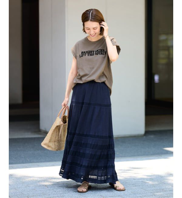 FRAMeWORK「フロッキーロゴT-SHIRT」|Tシャツ・カットソー|