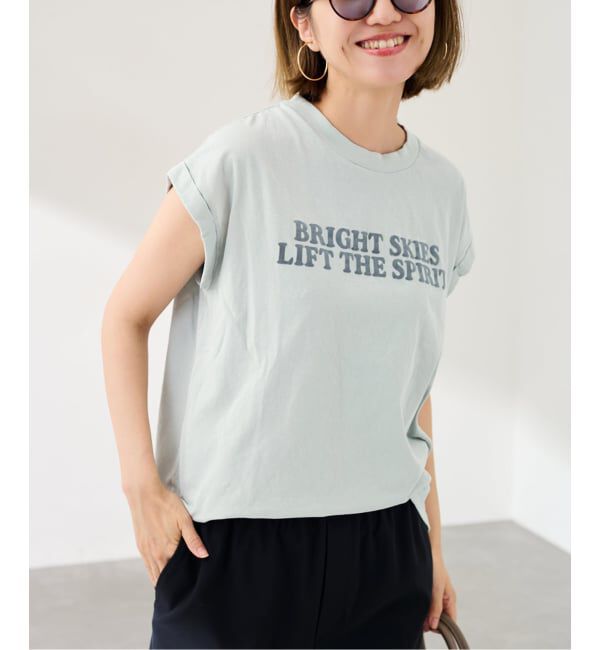 FRAMeWORK「フロッキーロゴT-SHIRT」|Tシャツ・カットソー|グリーン