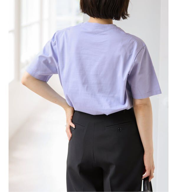 U by SPICK&SPAN「《予約 / 汗染み防止 / 接触冷感 》NANO-SHEER/ZERO レターロゴTEE」|Tシャツ・カットソー|