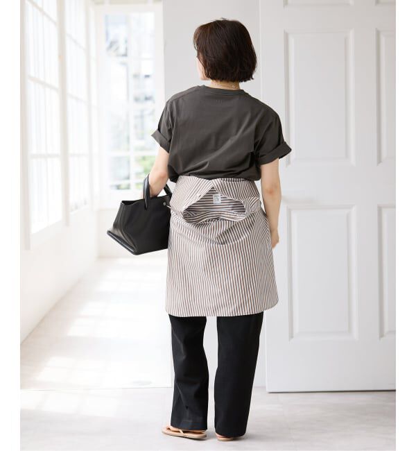 U by SPICK&SPAN「《予約 / 汗染み防止 / 接触冷感 》NANO-SHEER/ZERO レターロゴTEE」|Tシャツ・カットソー|