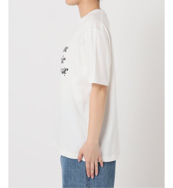 U by SPICK&SPAN「《予約 / 汗染み防止 / 接触冷感 》NANO-SHEER/ZERO レターロゴTEE」|Tシャツ・カットソー|