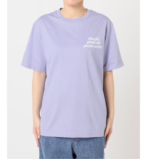 U by SPICK&SPAN「《予約 / 汗染み防止 / 接触冷感 》NANO-SHEER/ZERO レターロゴTEE」|Tシャツ・カットソー|