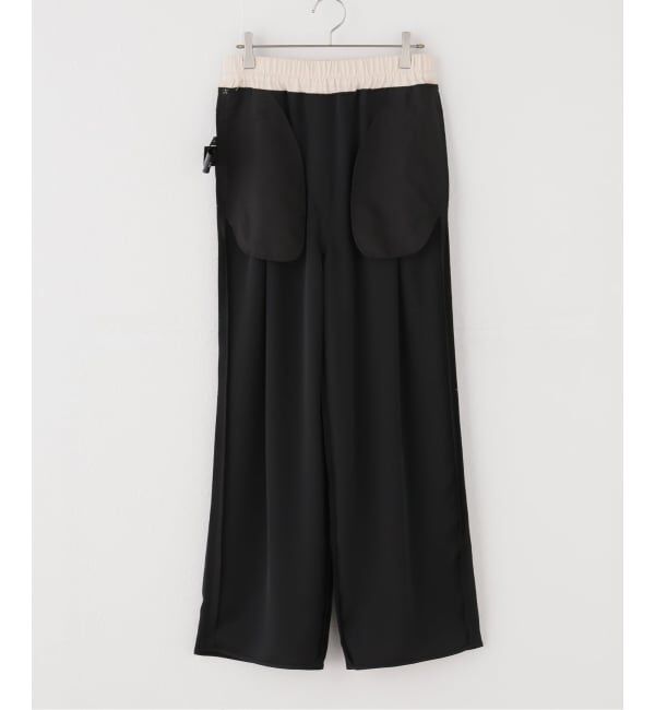 Spick and Span「ストレッチジョーゼットイージーパンツ」|スラックス|